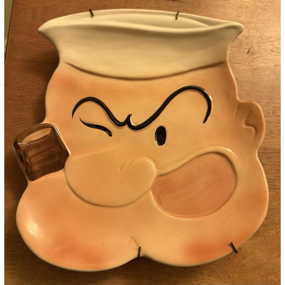 king Features Popeye The Sailor Man Collectors Plate 1980‎ Vandor  Japan Rare